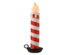 VELA CANDY CANE CON LUZ LED Y USB 95.3 CM