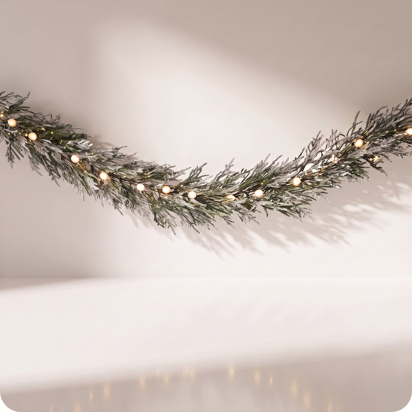 Gurinalda snowy norfolk con luz led