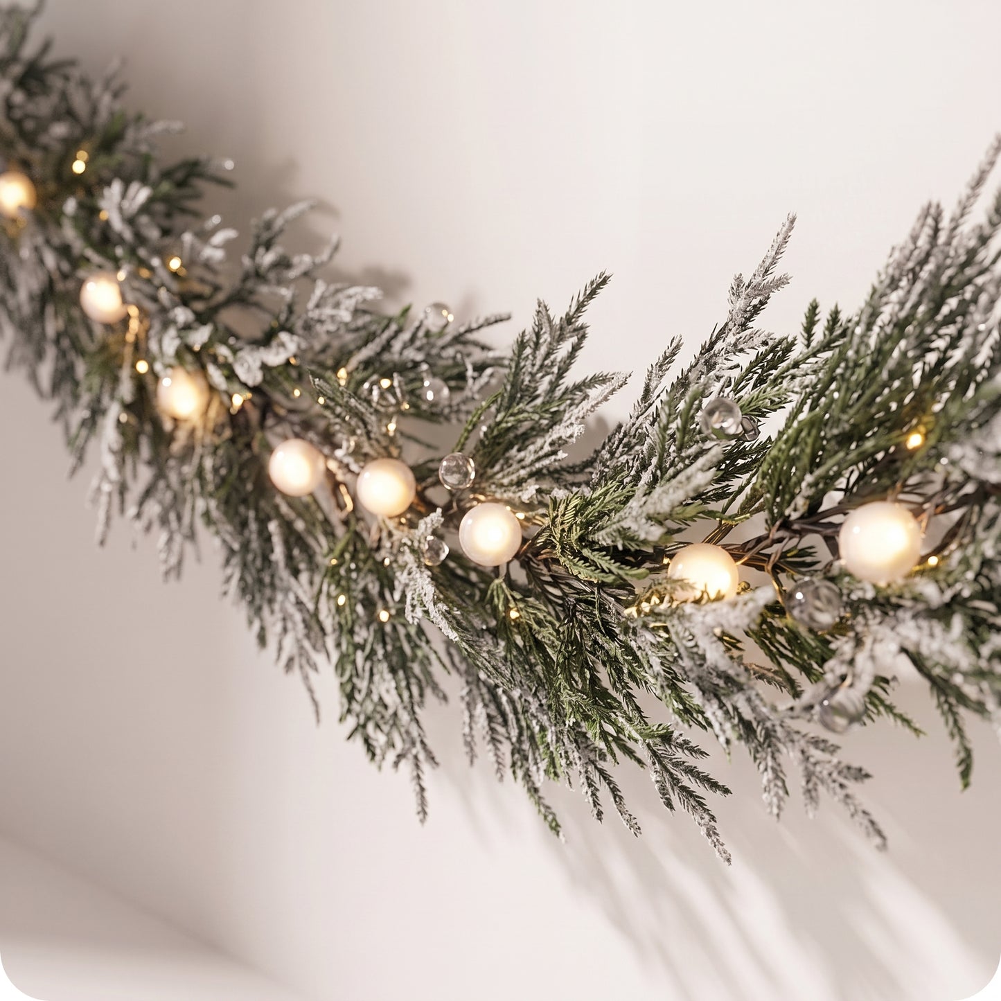 Gurinalda snowy norfolk con luz led