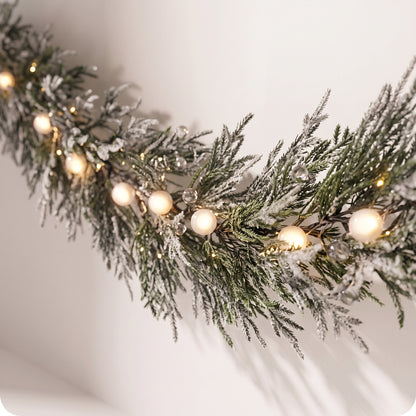 Gurinalda snowy norfolk con luz led