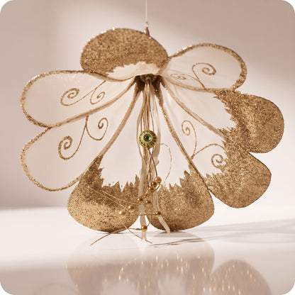 Esfera sheer con glitter morning glory 39 y 51 cm