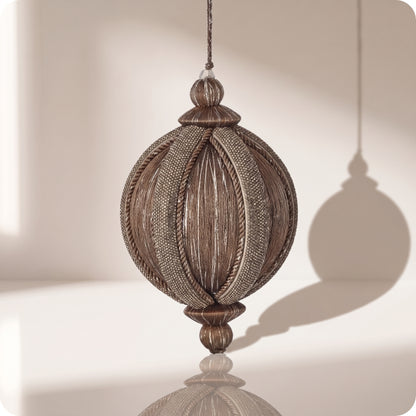 Esfera de hilo cobre antiguo 16 cm