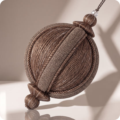 Esfera de hilo cobre antiguo 16 cm