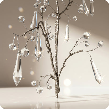 Vara de gotas de cristal acrílico
