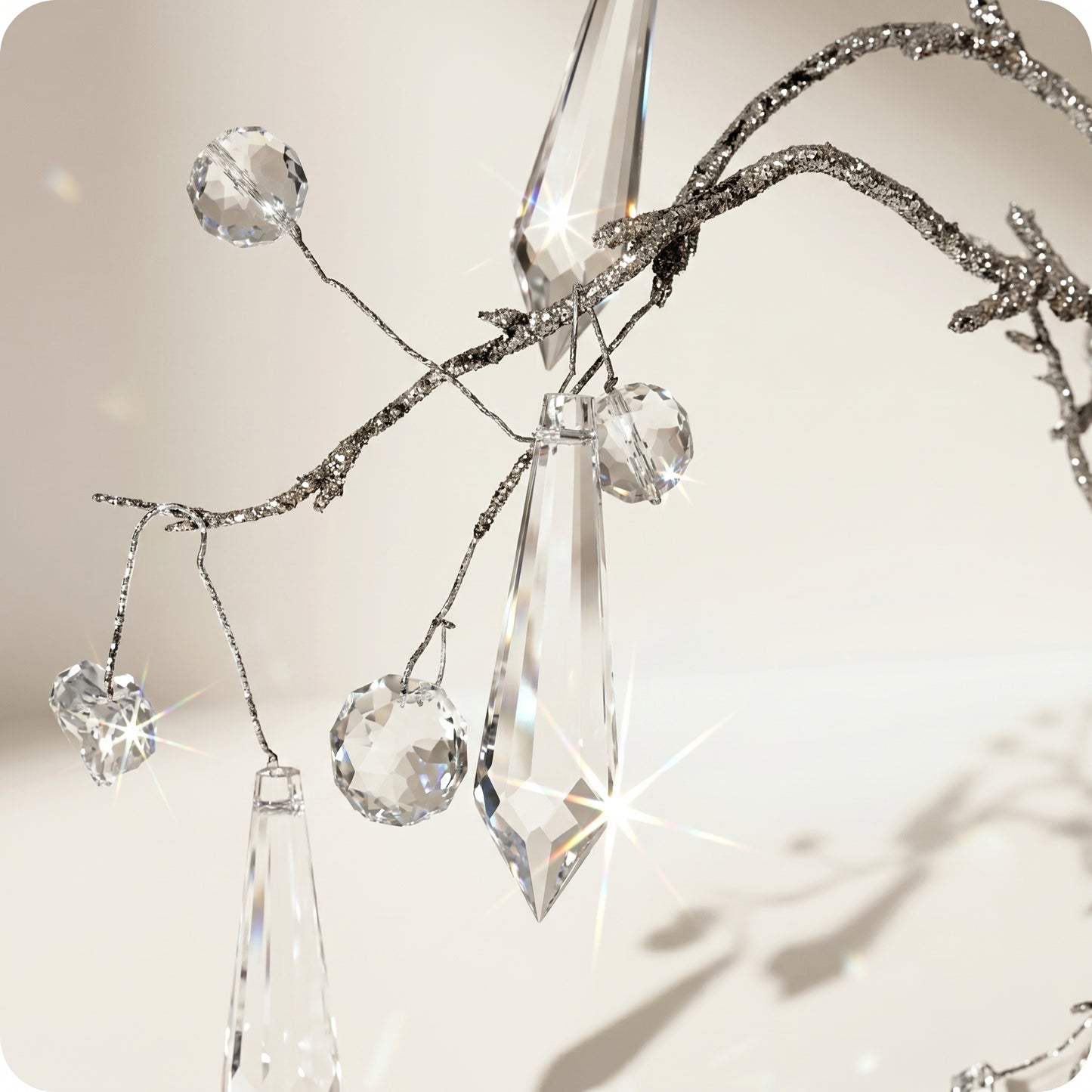 Vara de gotas de cristal acrílico