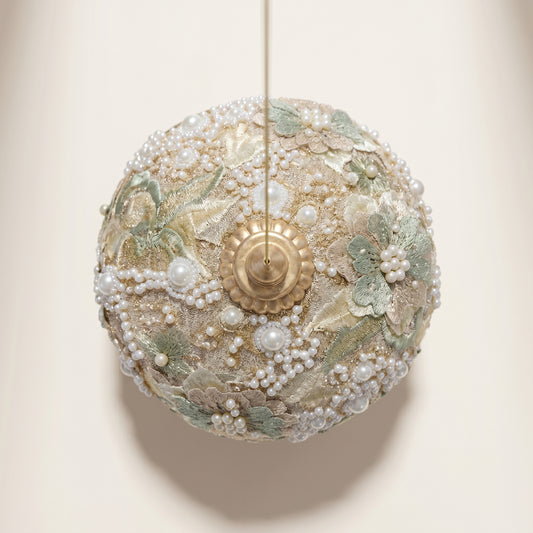 Esfera de perlas con brillo g