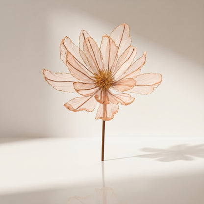 Vara de magnolia transparente con brillo