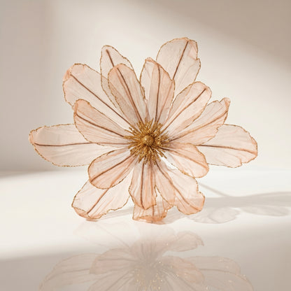 Vara de magnolia transparente con brillo