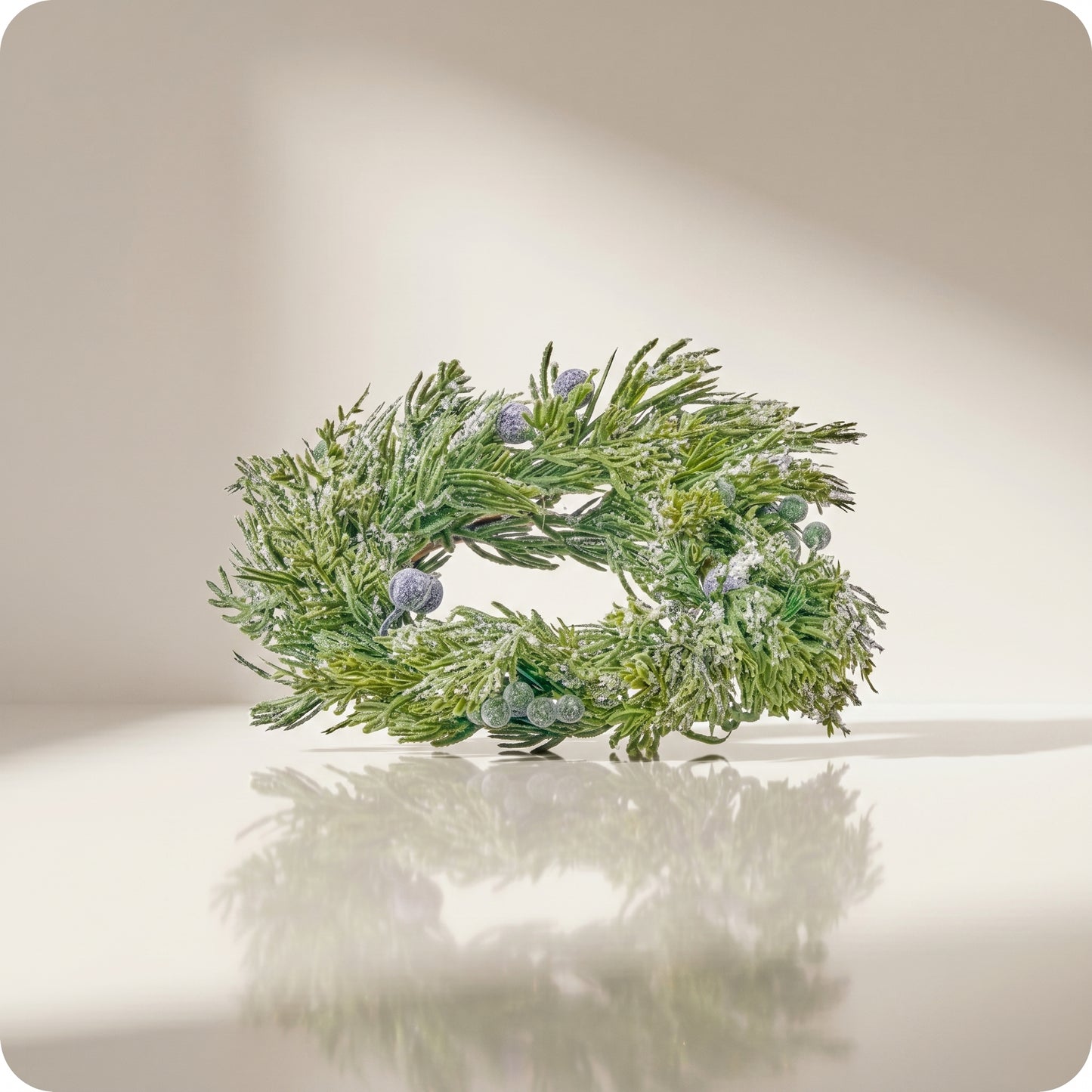 Anillo para vela con aroma de bayas de cedro