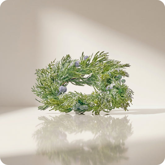 Anillo para vela con aroma de bayas de cedro