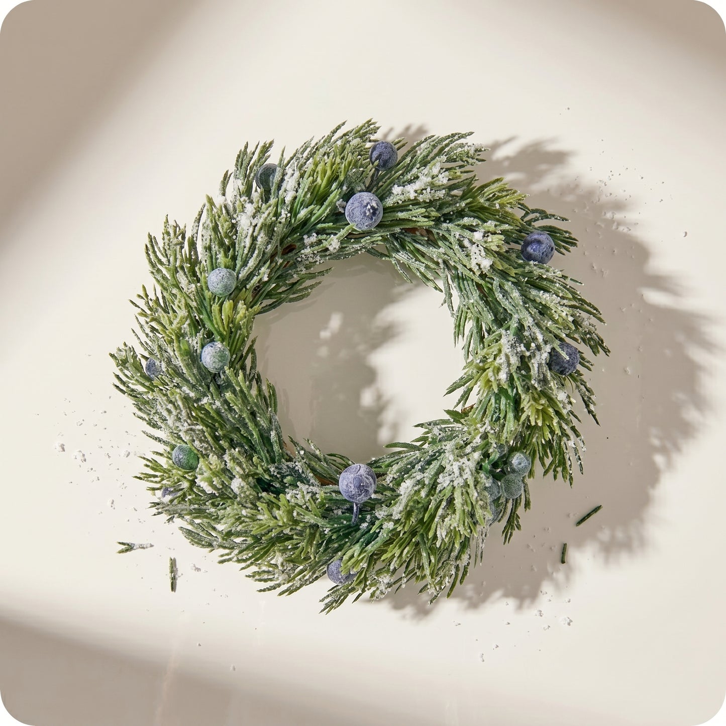 Anillo para vela con aroma de bayas de cedro
