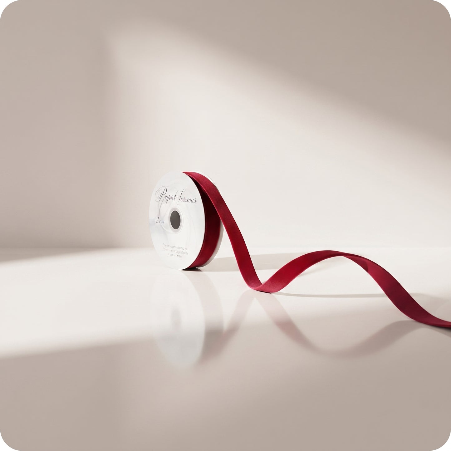 Liston burgundy liso elegante delgado