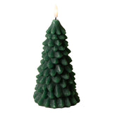 VELAS AROMATIZANTES ARBOL CON LUZ LED ON-OFF 11x20m Verde 1U/U