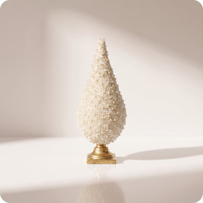 Topiario de gota de perlas con base