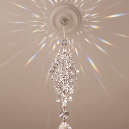 Ornamento de gota de cristal