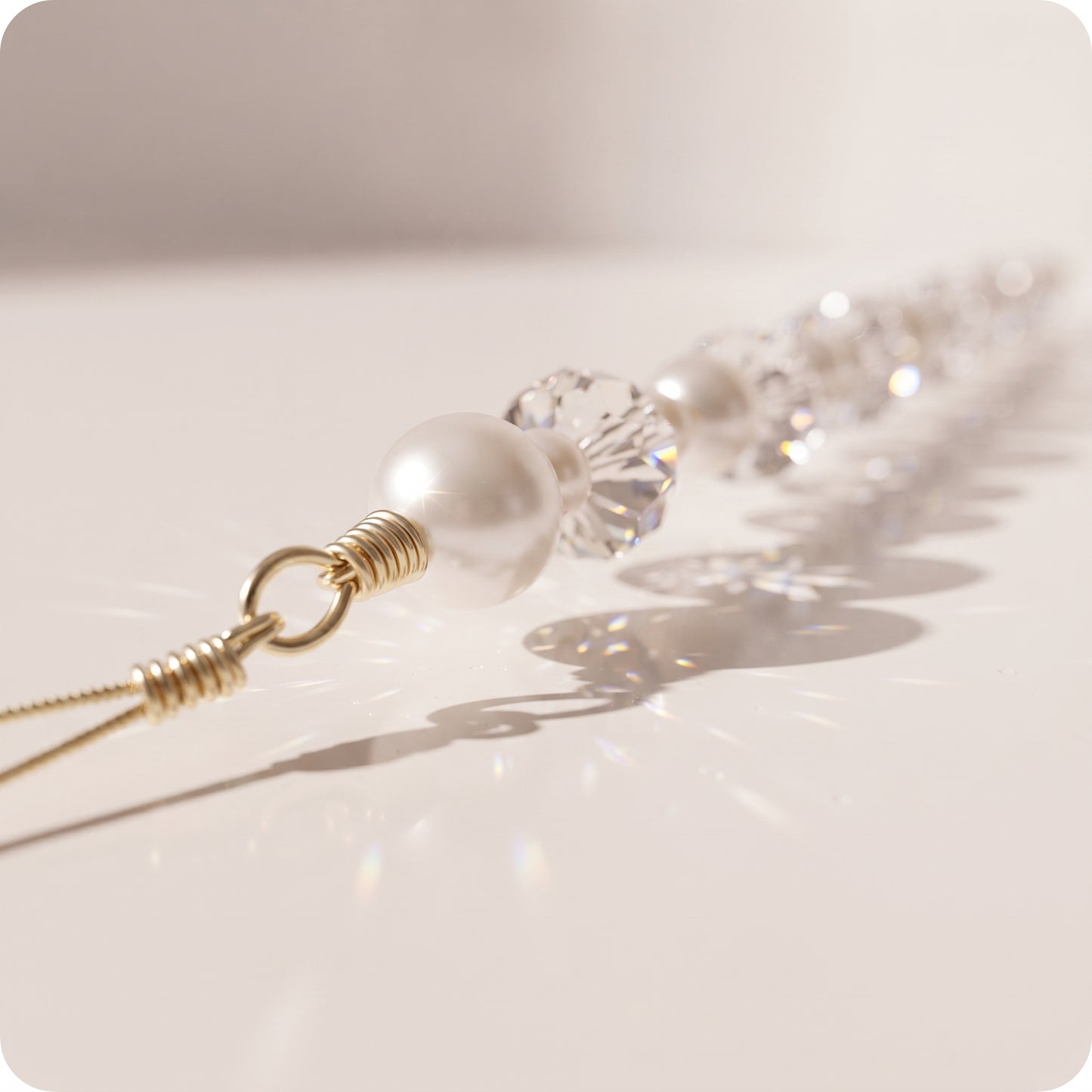 Ornamento de gota de cuentas
