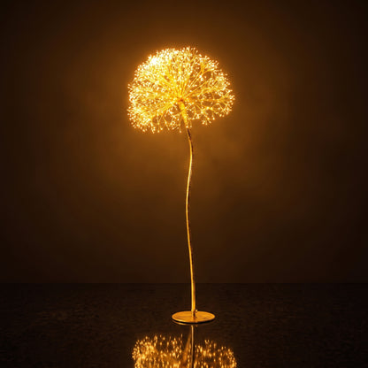 Árbol de bolas blancas con micro luces LED y resina