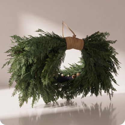 Corona verde cedar wreath